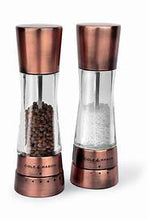 Load image into Gallery viewer, Cole and Mason 'Derwent' Salt and Pepper Mill Set - Copper