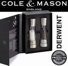 Load image into Gallery viewer, Cole and Mason 'Derwent" Salt and Pepper Mill Set
