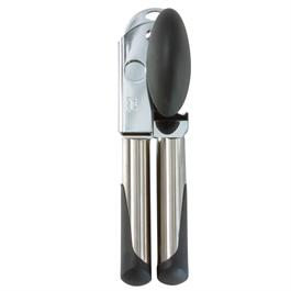 OXO Good Grips Stainless Steel Can Opener. Hardened blades stay sharp, comfort grips and knob for ease of use.