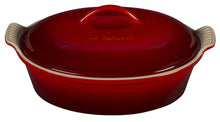 Load image into Gallery viewer, Le Creuset Heritage Oval Covered Baker
