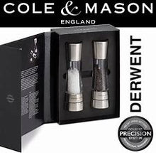 Load image into Gallery viewer, Cole and Mason &#39;Derwent&quot; Salt and Pepper Mill Set
