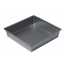 Professional quality non-stick 9 inch square baking pan by Chicago Metallic. 