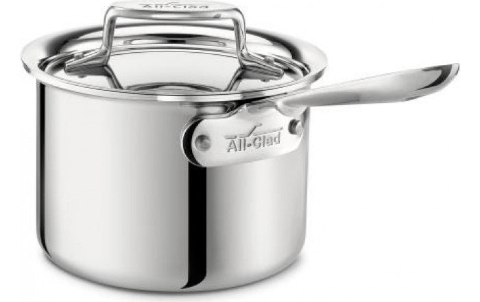 All-Clad d5 Polished Sauce Pan with Lid